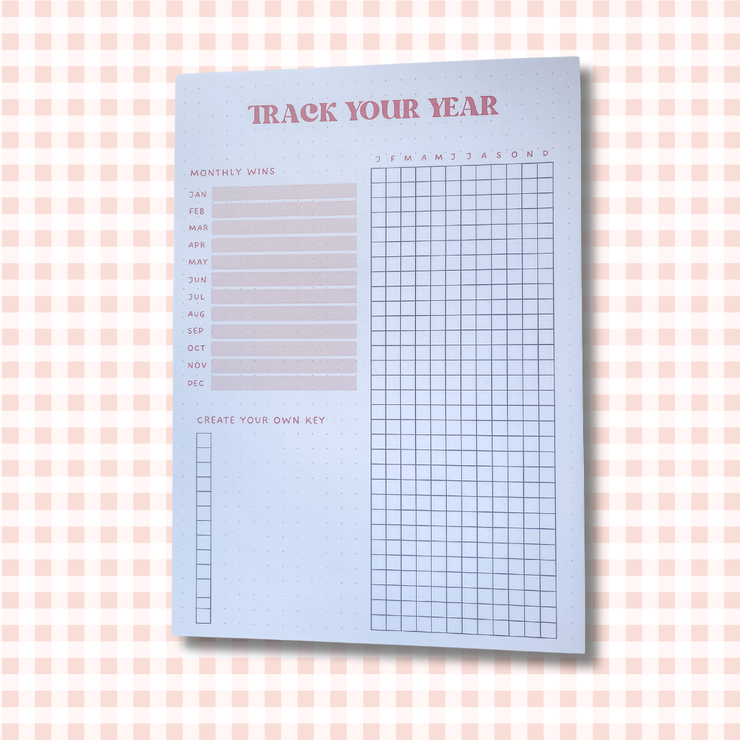"Track your year" - Habit Tracker - A5