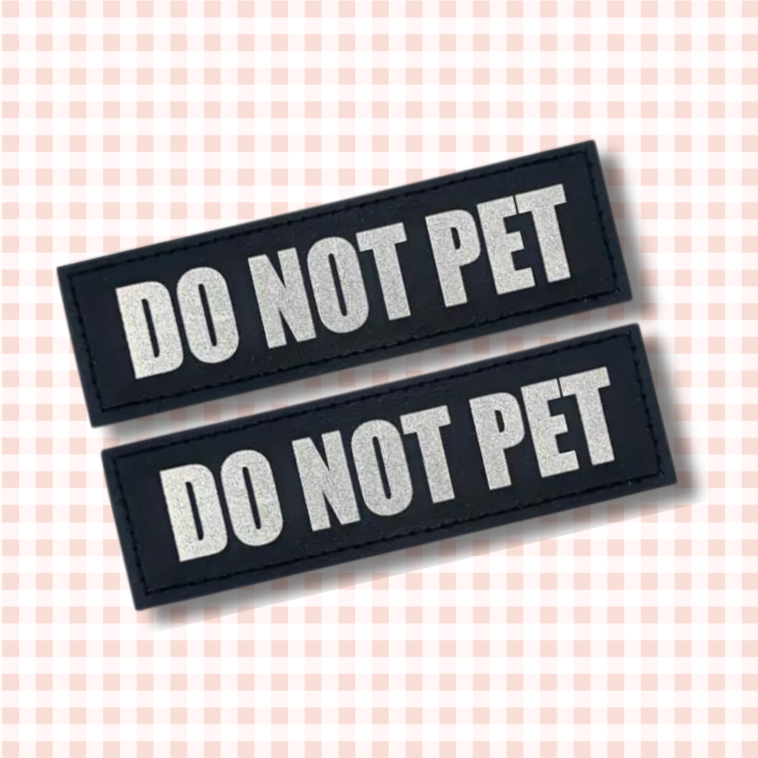 Black Velcro Patches