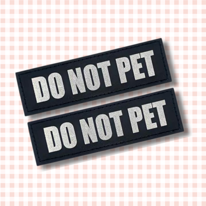 Black Velcro Patches